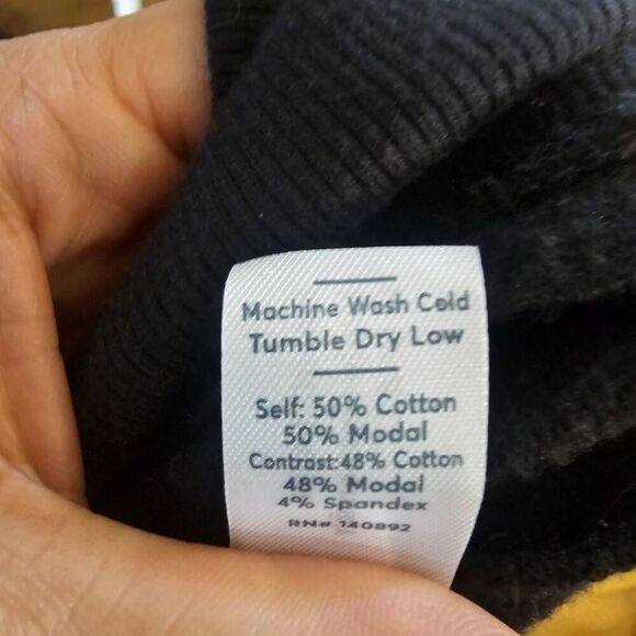 Marine Layer Full Zip Black Hoodie Jacket Size Large - Picture 4 of 8